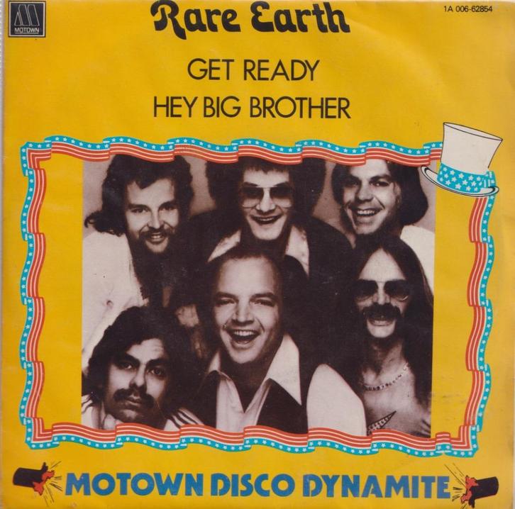 Rare Earth – Get ready / Hey big brother – Single, Cd's en Dvd's, Vinyl Singles, Gebruikt, Single, Pop, 7 inch, Ophalen of Verzenden