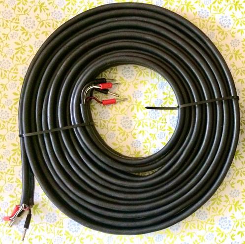 Linn K400 Biwire luidsprekerkabel 1x 9,7m met banana's, Audio, Tv en Foto, Audiokabels en Televisiekabels, Gebruikt, Luidsprekerkabel