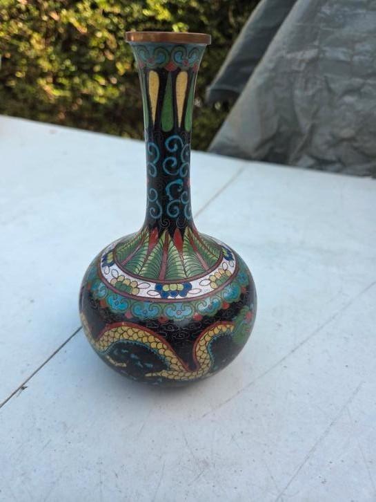Chinese cloisonné vaas, Antiek en Kunst, Antiek | Vazen, Ophalen of Verzenden