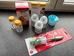 Set: flessenborstel - borstvoedingszakjes - compressen-, Ophalen