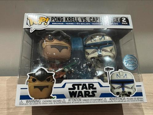 Funko Pop! 2‑Pack Pong Krell vs. Captain Rex special edition, Verzamelen, Poppetjes en Figuurtjes, Ophalen of Verzenden
