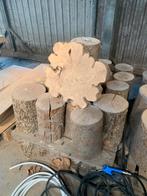 Stammen om op te zitten voor in tuin, Tuin en Terras, Ophalen, Nieuw, Hout