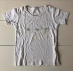 Tee-shirt blanc Rose de Morty 104, Enfants & Bébés, Fille, Chemise ou À manches longues, Utilisé, Enlèvement ou Envoi