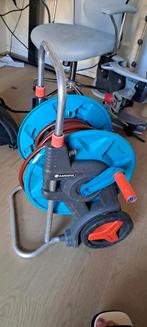 Haspel Gardena met tuinslang, Tuin en Terras, Ophalen, Tuinslang