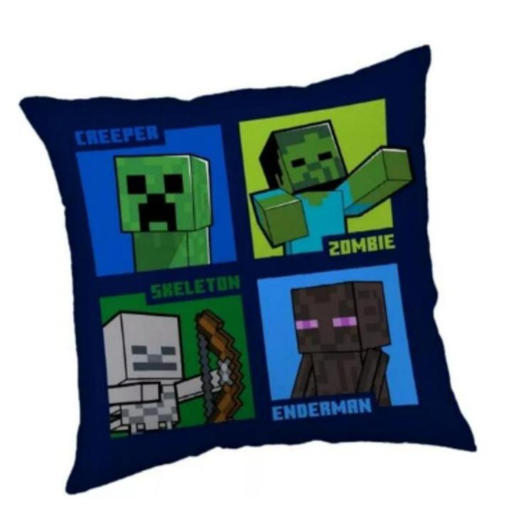 Minecraft Kussen - Mob Callout, Kinderen en Baby's, Kinderkamer | Inrichting en Decoratie, Nieuw, Kleed of Kussen, Ophalen of Verzenden