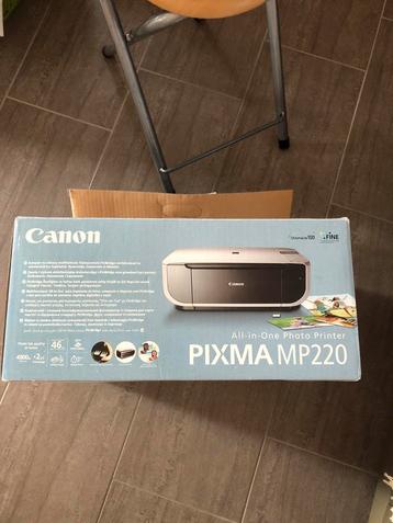 Nieuwe Canon Pixma MP220-printer met inktpatronen beschikbaar voor biedingen