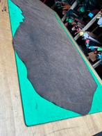 Bruin camo Italiaanse kalfs halve huid 1.2mm dik soepel A564, Ophalen of Verzenden, Zo goed als nieuw, Bruin