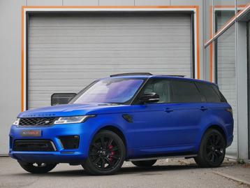 LR RANGE ROVER SPORT P400e DYNAMIC MATT BLUE DVD SCREENS beschikbaar voor biedingen