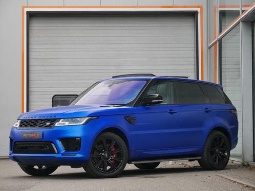 LR RANGE ROVER SPORT P400e DYNAMIC MATT BLUE DVD SCREENS, Auto's, Land Rover, Bedrijf, Te koop, ABS, Range Rover, Hybride Elektrisch/Benzine