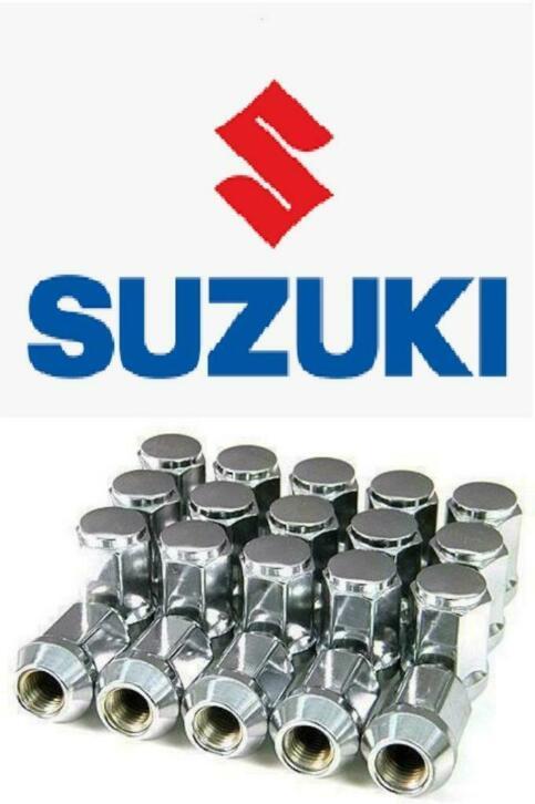 Set wielmoeren moeren Suzuki Jimny Samurai Grand Vitara, Autos : Divers, Enjoliveurs, Neuf, Enlèvement ou Envoi