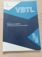 VBTL 5/6 - leerboek Matrices & stelsels (D-Economie en weten, ASO, Wiskunde A, Die keure, Ophalen of Verzenden