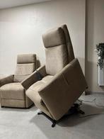 Elektrische relaxzetels merk recor met 2 motoren, Huis en Inrichting, Fauteuils, Ophalen, Zo goed als nieuw, Stof, Relaxzetel fauteuil relax zetel relaxfauteuil relaxstoel