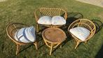 Rotan set, Tuin en Terras, Ophalen, Zo goed als nieuw, Rotan