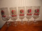vintage   5 ADLER  Bierglazen, Verzamelen, Ophalen of Verzenden, Gebruikt