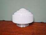 Art Deco plafondlamp in witte opaline, 1920-30s, Antiek en Kunst, Ophalen of Verzenden