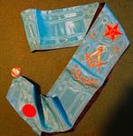 ECHARPE CORDON MAÎTRE FRANC MACON FIN XIX ème BRODEE OR, Enlèvement ou Envoi