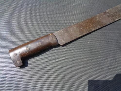 Keldervondst , machete uit WO2, Verzamelen, Militaria | Tweede Wereldoorlog, Landmacht, Zwaard of Sabel, Ophalen of Verzenden