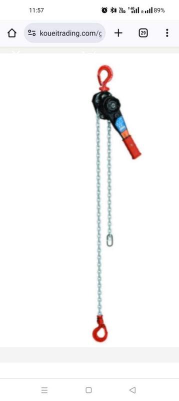 6.3t ELEPHANT YA-630 Lever Hoist,Rateltakel handmatige  