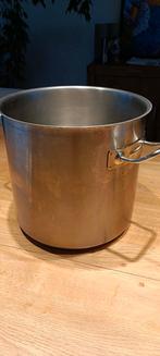 Paderno Grote Kookpan 18/10 +/- 17L roestvrij staal, Huis en Inrichting, Kookpan of Snelkookpan, Inox, Gebruikt, Inductieplaat