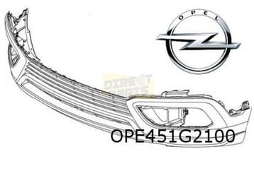Opel Crossland X (6/17-1/21) voorbumper onderdeel (te spuite