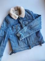 Blauwe jeansjas met wollen binnenkant (Pimkie - XS), Blauw, Ophalen of Verzenden, Zo goed als nieuw, Pimkie