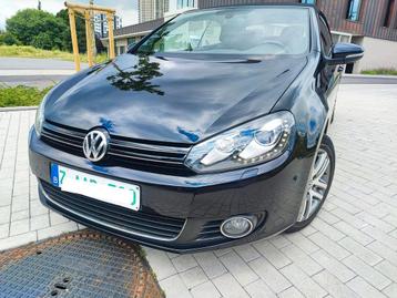 VW golf VI 2.0TDI DSG Cabriolet Cuir GPS Xénon/Garantie, Autos, Cuir, Euro 5, Achat, Entreprise