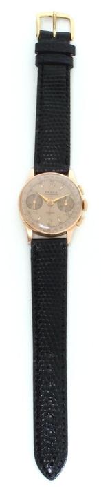 PAROS chronographe vintage uurwerk goud, Ophalen of Verzenden, Overige typen