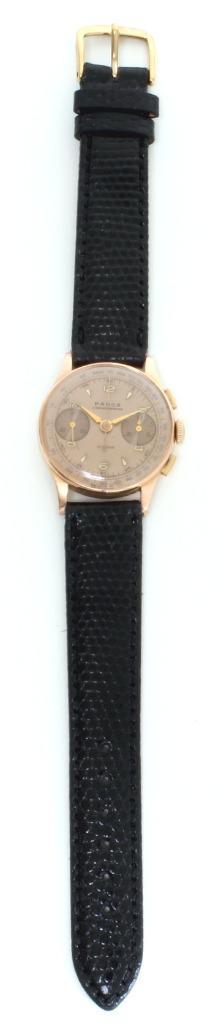 PAROS chronographe vintage uurwerk goud, Verzamelen, Retro, Overige typen, Ophalen of Verzenden