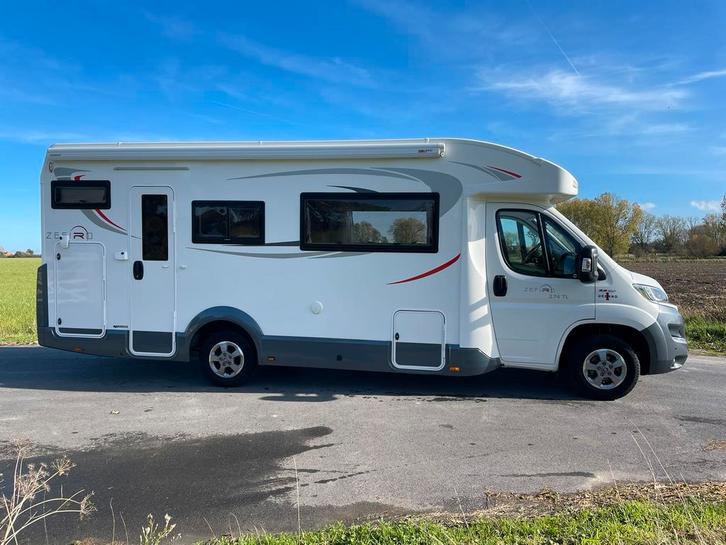 Rollerteam Zefiro 274tl, Caravanes & Camping, Camping-cars, Particulier, Plus de 6, Semi-intégral, Fiat, Diesel, Système audio
