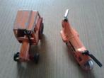 Lot 2 miniatures corgi junior - tracteur zetor et hélicopter, Corgi, Gebruikt, Ophalen of Verzenden