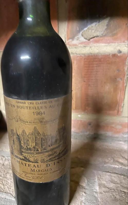 Grand cru classé 1984 château d’Issan Margaux, Verzamelen, Wijnen, Nieuw, Rode wijn, Frankrijk, Ophalen of Verzenden