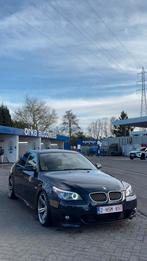 Bmw 525d e60 M pakket, Auto's, BMW, Automaat, Beige, Blauw, Leder