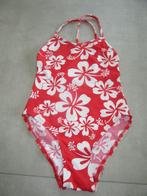 Badpak met rode bloemen, 8 jaar, Kinderen en Baby's, Kinderkleding | Kinder-zwemkleding, Gebruikt, Meisje, Badpak, Ophalen of Verzenden