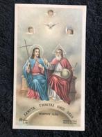 Carte de dévotion AR Dep. Z28 Sancta Trinitas Unus Deus 6x10, Comme neuf, Carte ou Gravure, Enlèvement ou Envoi, Christianisme | Catholique