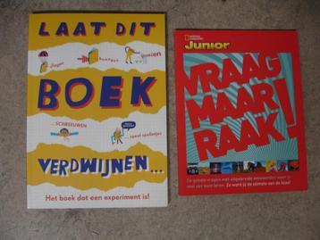 Junior vraag maar raak en Laat dit boek verdwijnen beschikbaar voor biedingen