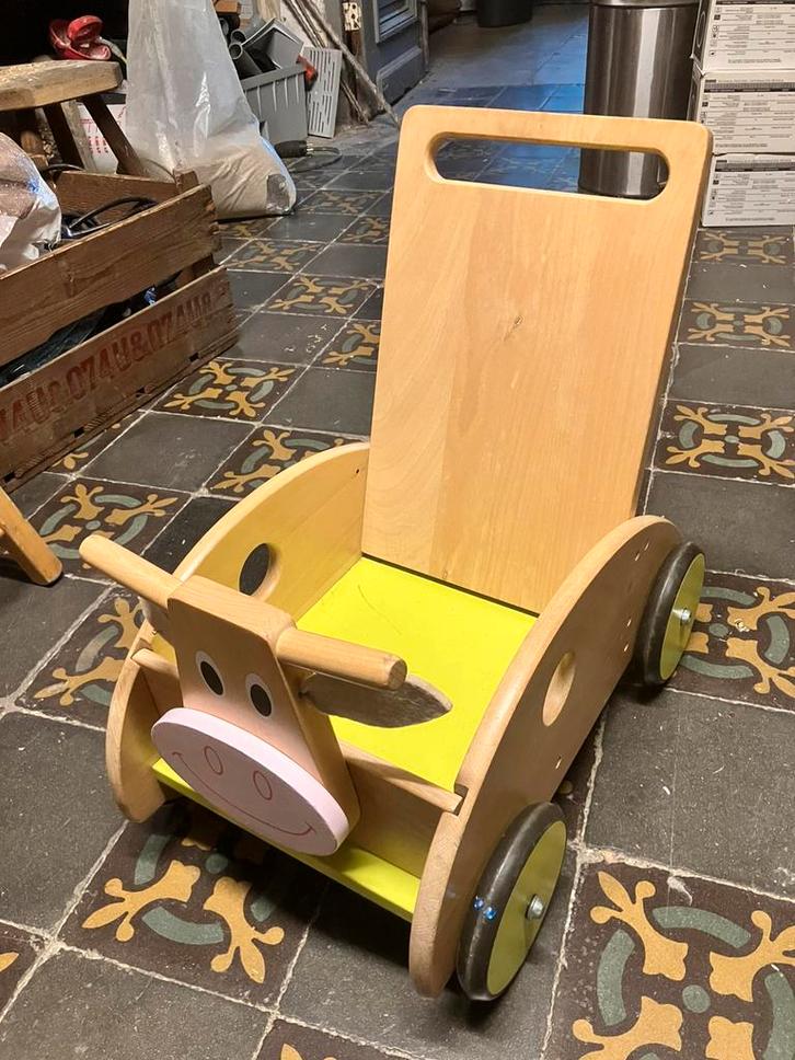 Loopwagen baby hout, Kinderen en Baby's, Overige Kinderen en Baby's, Gebruikt, Ophalen