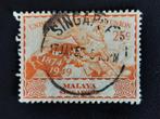 Singapore-Malaya 1949 - 75 jaar UPU - Hermes, Postzegels en Munten, Ophalen of Verzenden, Gestempeld