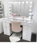 Make up tafel met led spiegel, Huis en Inrichting, Tafels | Kaptafels, Ophalen of Verzenden, Nieuw