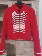 Magnifique petite veste, taille 36 boutonnée, marque Bershka, Comme neuf, Rouge, Enlèvement ou Envoi