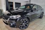 BMW X4 xDrive 30i/Mpakket/2020/78000km/pano/3 sleutels, Euro 6, 4 cilinders, Zwart, Leder