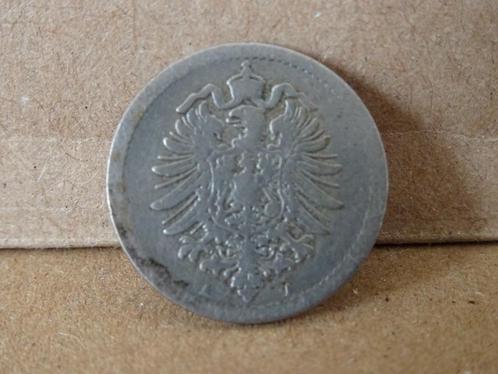 Bodemvondst 5 Pfennig Deutsches Reich 1875 5 Pfennig 1875, Postzegels en Munten, Munten | Europa | Niet-Euromunten, Losse munt
