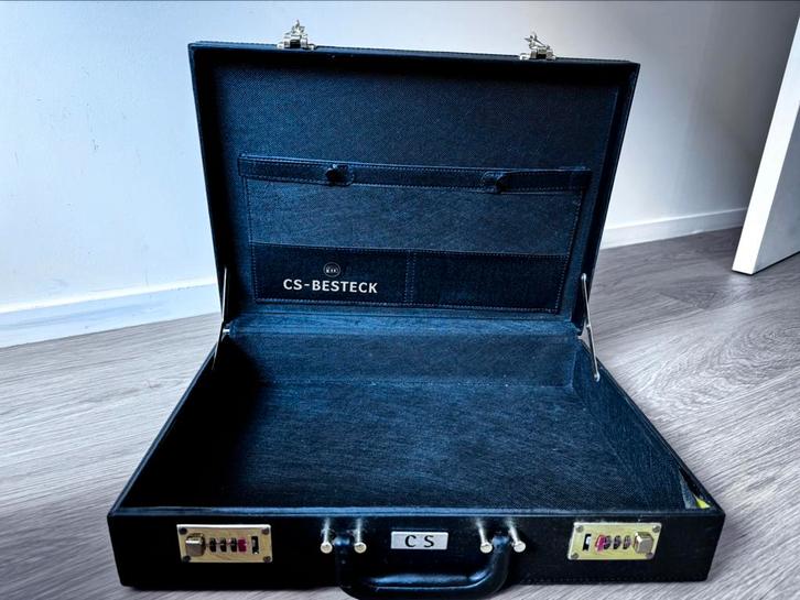 Mallette CS-Besteck vide avec bacs pour couverts, Maison & Meubles, Cuisine | Couverts, Comme neuf, Enlèvement ou Envoi