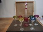 Val Saint Lambert karaf met 6 glazen, Antiek en Kunst, Ophalen
