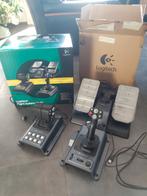Logitech G940 Flight system with Force Feedback, Computers en Software, Joysticks, Ophalen of Verzenden, Gebruikt, Logitech