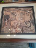 Zelf gemaakt schilderij Schooltje van anton pieck, Ophalen