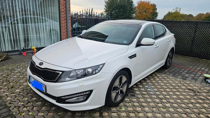 Kia Optima Hybride 2.0 Sedan Full Option 2014, Auto's, Kia, Particulier, Optima, Climate control, Hybride Elektrisch/Benzine, Euro 5