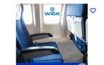Wick wings / Wick air opblaasbaar vliegtuigbedje, Caravans en Kamperen, Zo goed als nieuw