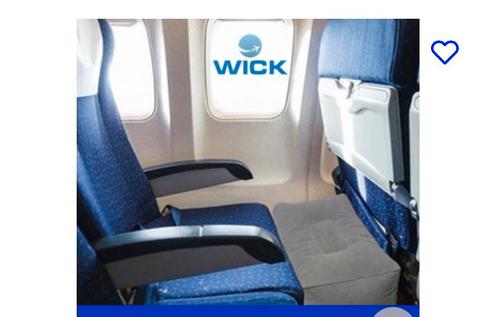 Wick wings / Wick air opblaasbaar vliegtuigbedje, Caravans en Kamperen, Overige Caravans en Kamperen, Zo goed als nieuw, Ophalen of Verzenden