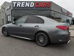 Mercedes C 180 9G-TRONIC PACK AMG/NIGHT PANO CRPLAY LED AMBI, Argent ou Gris, Achat, 4 portes, Entreprise