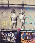 BANKSY: ingelijste en genummerde lithografie met certificaat, Ophalen of Verzenden